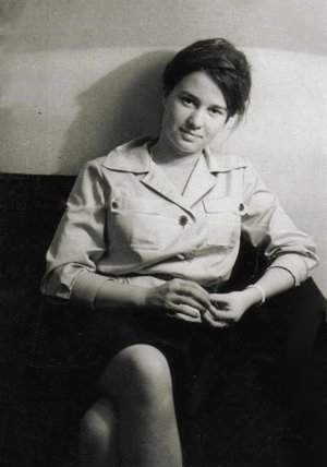 Ulrike Meinhof als junge Journalistin