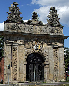Das Königstor in Stettin