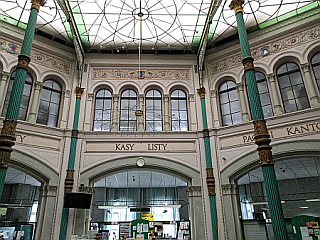 Haupthalle der ehemaligen Kaiserlichen Post und heutigen Hauptpost in Stettin