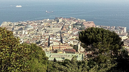 Ausblick von Vomero: Neapel