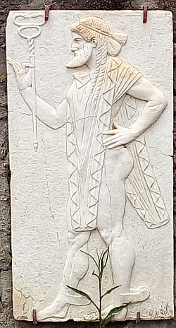 Herculaneum: Merkur-Relief
