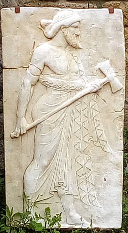 Herculaneum: Vulcanus-Relief